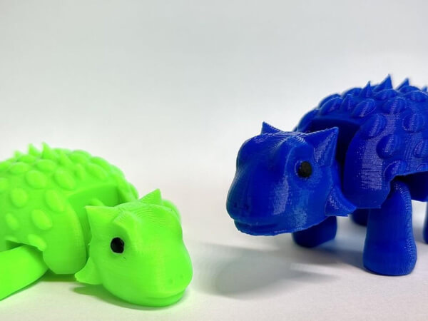 Animal flexível impresso em 3D