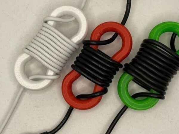 Organizador de cabos impresso em 3D