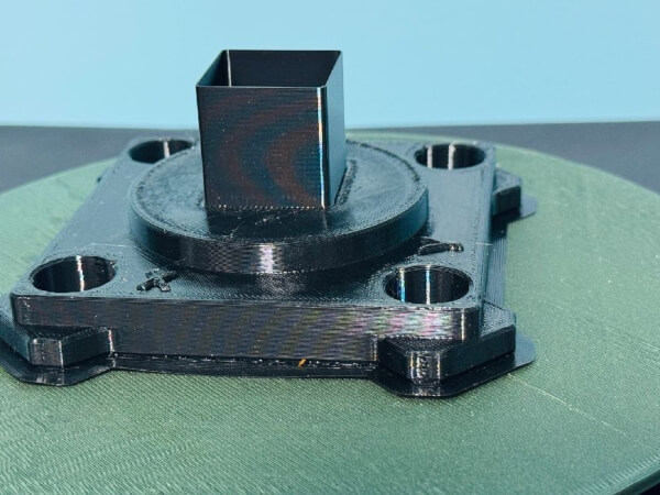 Componente de teste impresso em 3D